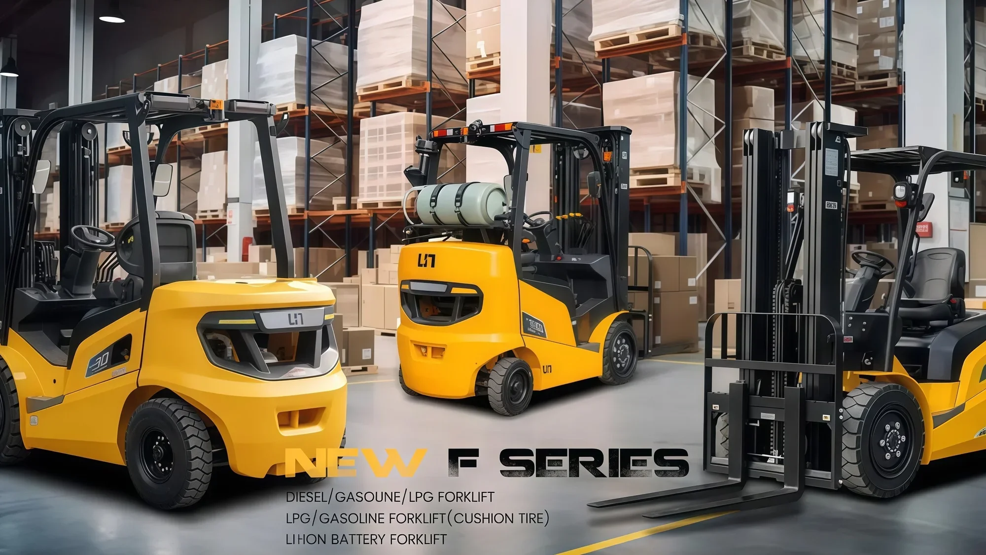 Nova Série F da UN Forklift entra em produção em larga escala