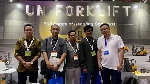 UN Forklift apresenta novidades na China (Indonésia) Trade Fair em Jacarta