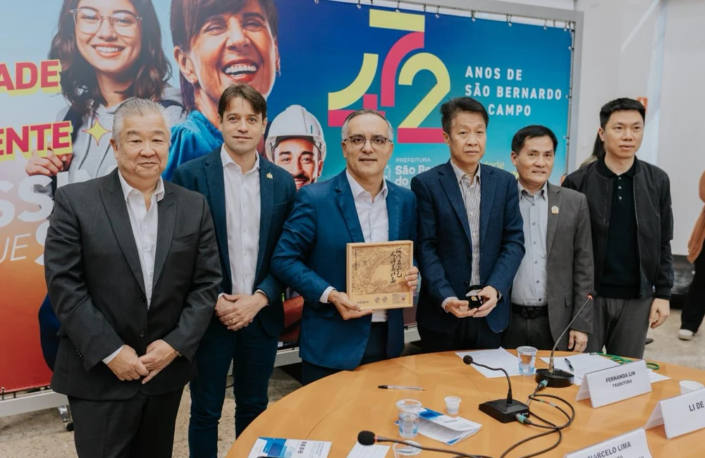 Relação entre São Bernardo e Foshan avança com foco em inovação e investimentos