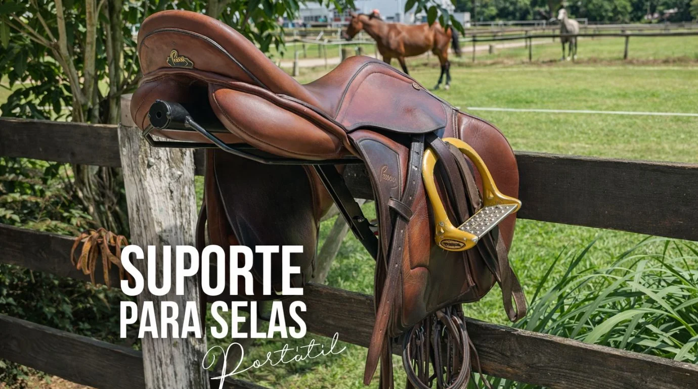Suporte para Sela Portátil: Chega de Improvisar Onde Apoiar sua Sela