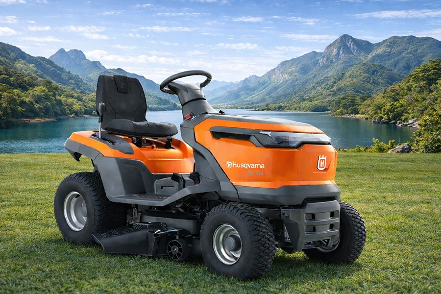Trator Cortador De Grama Husqvarna Ts114 14,8hp Corte 95cm - R$ 23.999