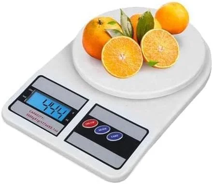 Balança Digital De Cozinha Para Alimentos, 10 Kg E Precisão De 1g 