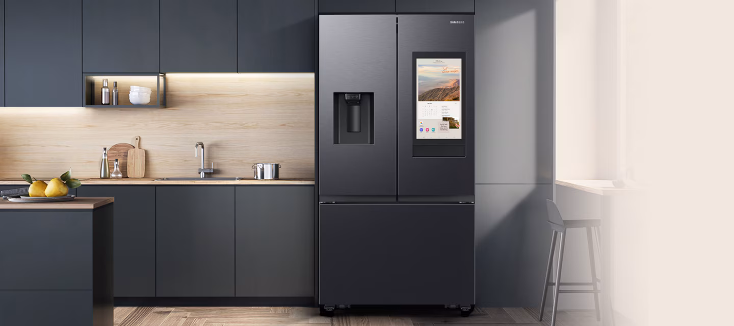 Geladeira Samsung Family Hub French Door Rf27 Black Inox